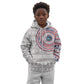 Liberia African Tribal Pattern Kid Hoodie Chest Arm Tattoo
