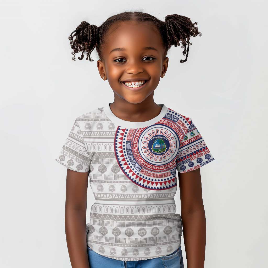 Liberia African Tribal Pattern Kid T shirt Chest Arm Tattoo