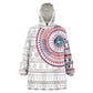 Liberia African Tribal Pattern Kid Wearable Blanket Hoodie Chest Arm Tattoo