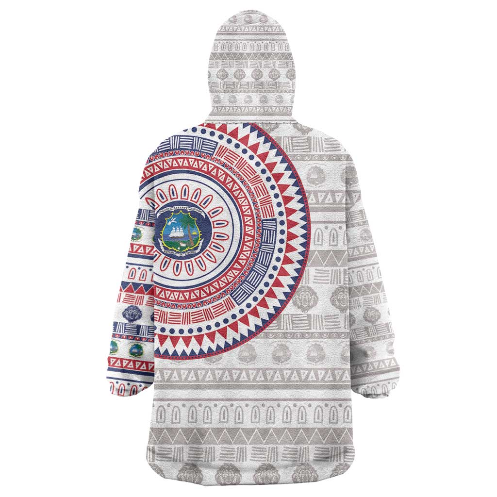 Liberia African Tribal Pattern Kid Wearable Blanket Hoodie Chest Arm Tattoo