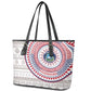 Liberia African Tribal Pattern Leather Tote Bag Chest Arm Tattoo