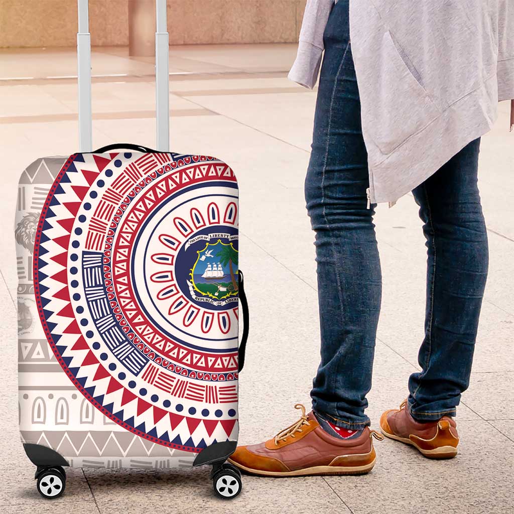 Liberia African Tribal Pattern Luggage Cover Chest Arm Tattoo