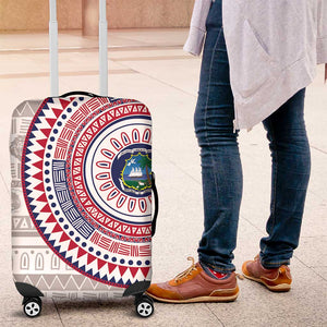 Liberia African Tribal Pattern Luggage Cover Chest Arm Tattoo