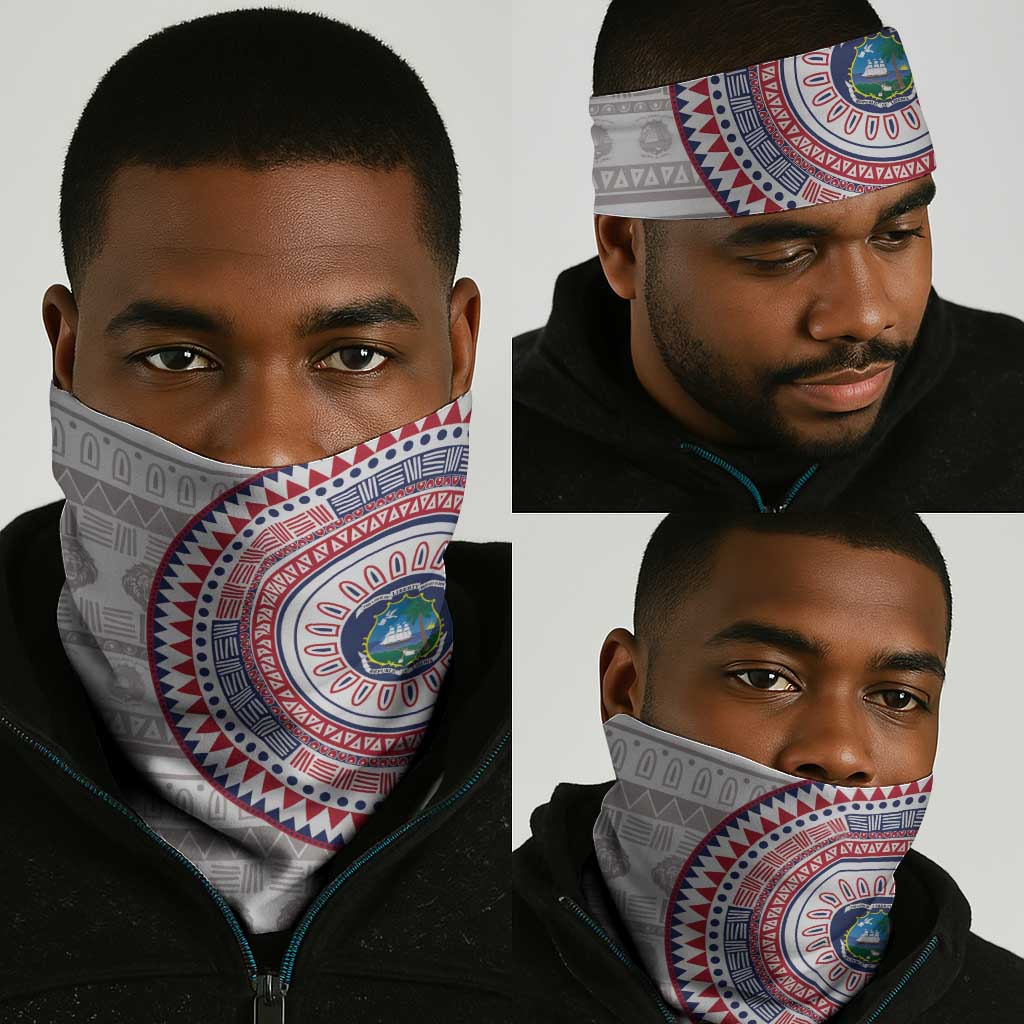 Liberia African Tribal Pattern Neck Gaiter Chest Arm Tattoo - African Pride