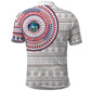 Liberia African Tribal Pattern Polo Shirt Chest Arm Tattoo
