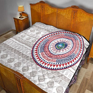 Liberia African Tribal Pattern Quilt Chest Arm Tattoo