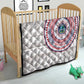 Liberia African Tribal Pattern Quilt Chest Arm Tattoo