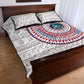 Liberia African Tribal Pattern Quilt Bed Set Chest Arm Tattoo