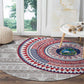 Liberia African Tribal Pattern Round Carpet Chest Arm Tattoo