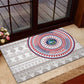 Liberia African Tribal Pattern Rubber Doormat Chest Arm Tattoo