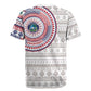 Liberia African Tribal Pattern Rugby Jersey Chest Arm Tattoo