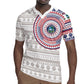 Liberia African Tribal Pattern Rugby Jersey Chest Arm Tattoo