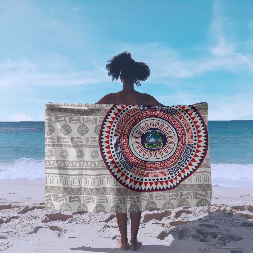 Liberia African Tribal Pattern Sarong Chest Arm Tattoo