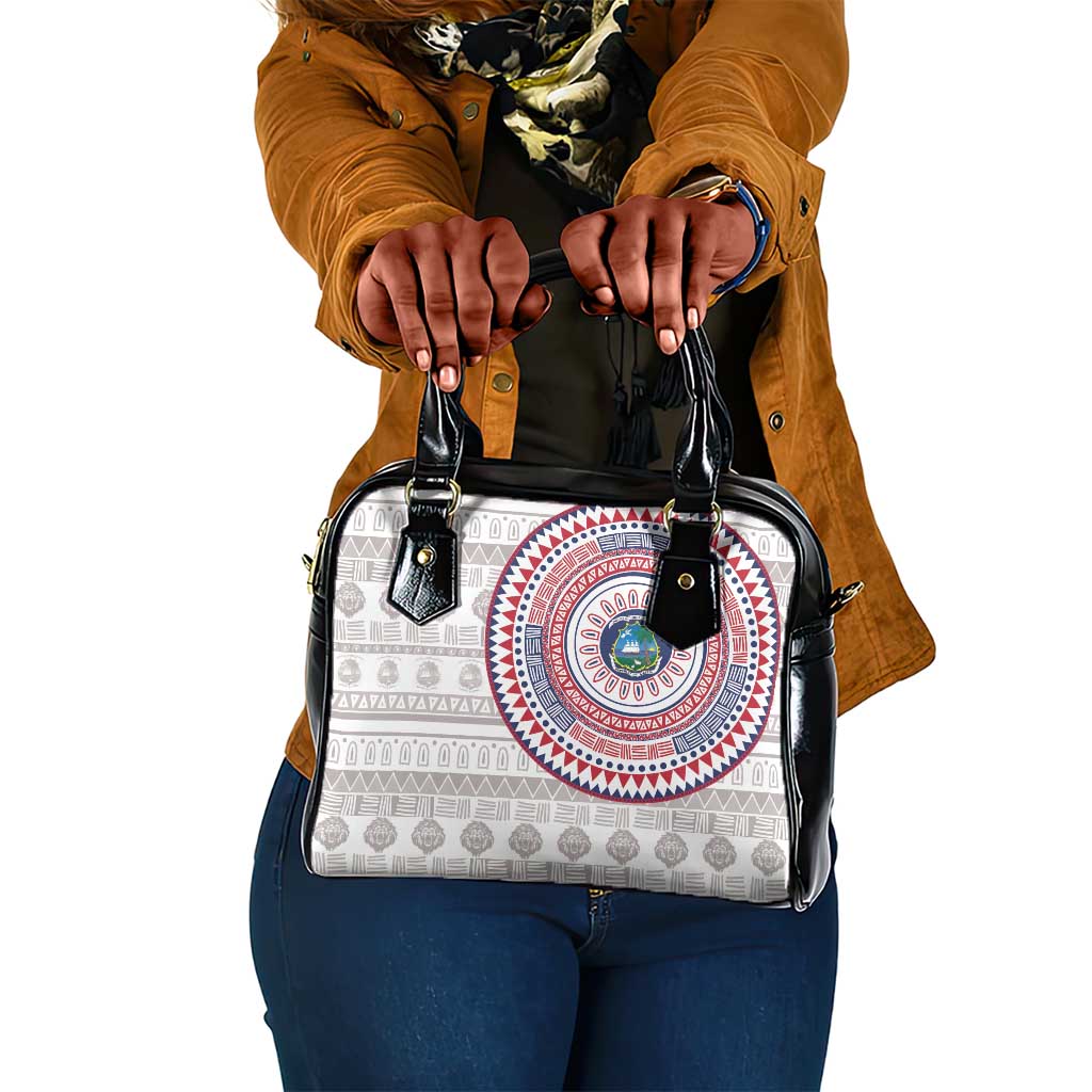 Liberia African Tribal Pattern Shoulder Handbag Chest Arm Tattoo