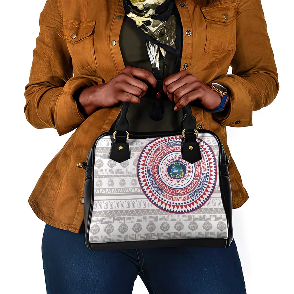 Liberia African Tribal Pattern Shoulder Handbag Chest Arm Tattoo