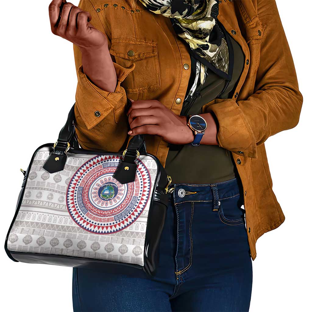 Liberia African Tribal Pattern Shoulder Handbag Chest Arm Tattoo