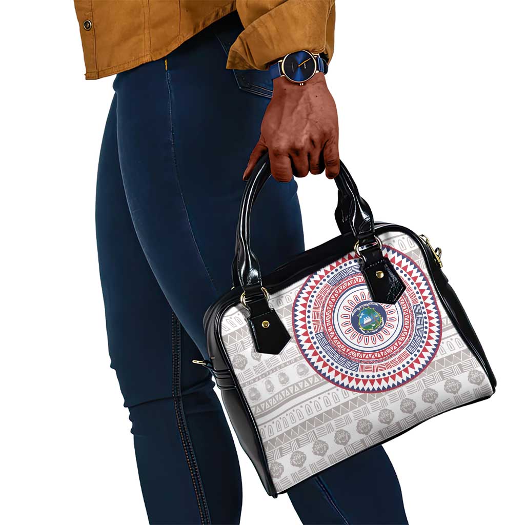 Liberia African Tribal Pattern Shoulder Handbag Chest Arm Tattoo