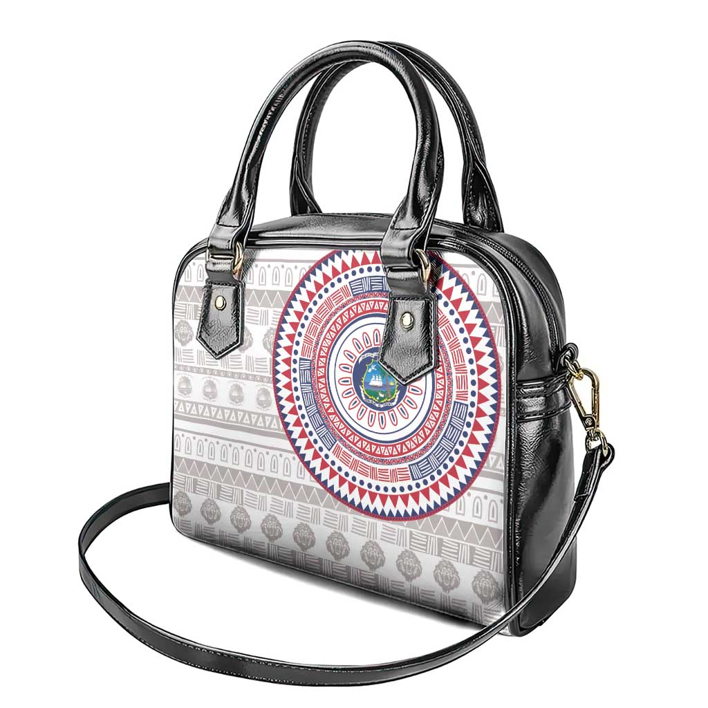 Liberia African Tribal Pattern Shoulder Handbag Chest Arm Tattoo