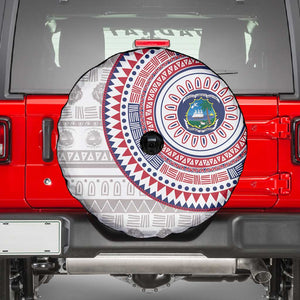 Liberia African Tribal Pattern Spare Tire Cover Chest Arm Tattoo