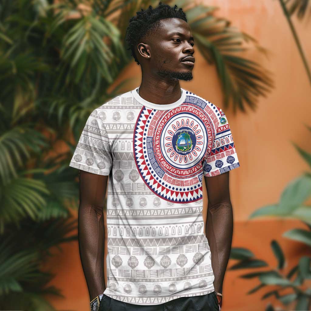 Liberia African Tribal Pattern T shirt Chest Arm Tattoo