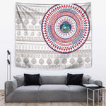 Liberia African Tribal Pattern Tapestry Chest Arm Tattoo