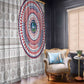 Liberia African Tribal Pattern Window Curtain Chest Arm Tattoo