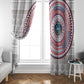 Liberia African Tribal Pattern Window Curtain Chest Arm Tattoo