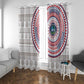 Liberia African Tribal Pattern Window Curtain Chest Arm Tattoo