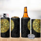 Eritrea African Tribal Mix Paisley Pattern 4 in 1 Can Cooler Tumbler Chest Arm Tattoo
