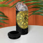 Eritrea African Tribal Mix Paisley Pattern 4 in 1 Can Cooler Tumbler Chest Arm Tattoo