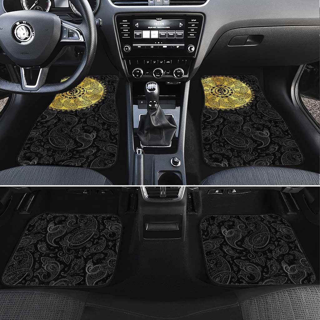 Eritrea African Tribal Mix Paisley Pattern Car Mats Chest Arm Tattoo