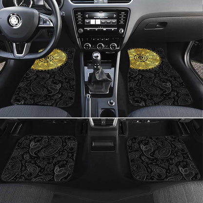 Eritrea African Tribal Mix Paisley Pattern Car Mats Chest Arm Tattoo