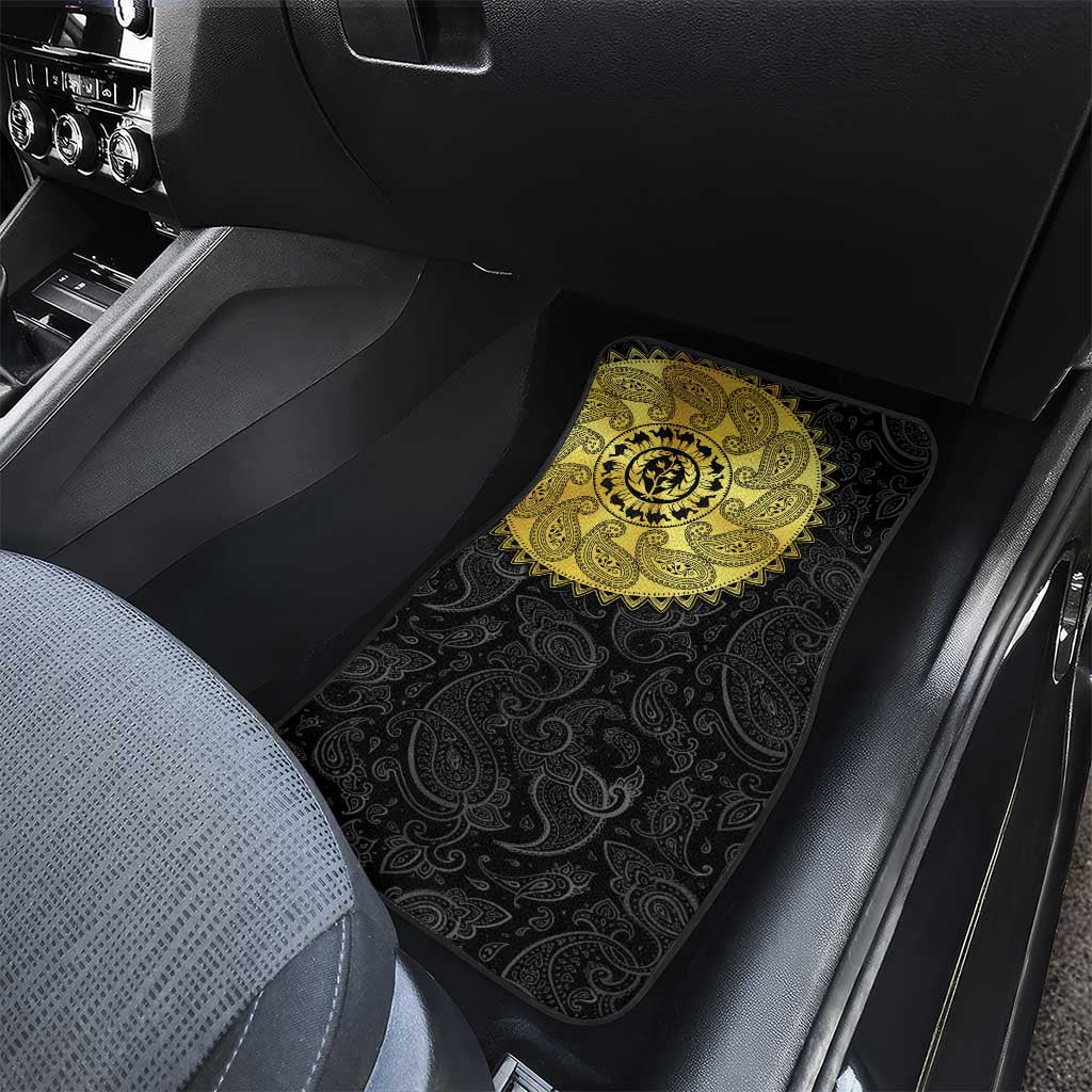 Eritrea African Tribal Mix Paisley Pattern Car Mats Chest Arm Tattoo