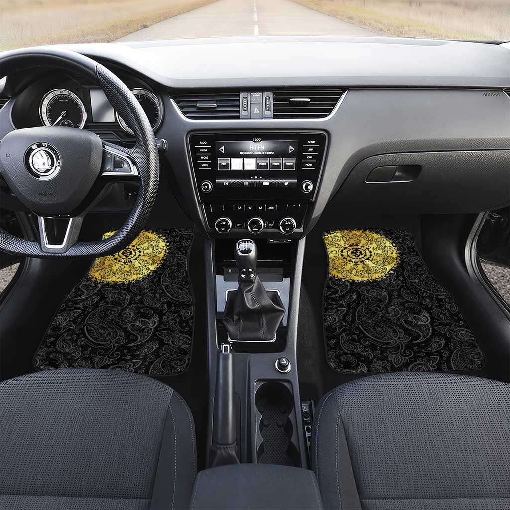 Eritrea African Tribal Mix Paisley Pattern Car Mats Chest Arm Tattoo
