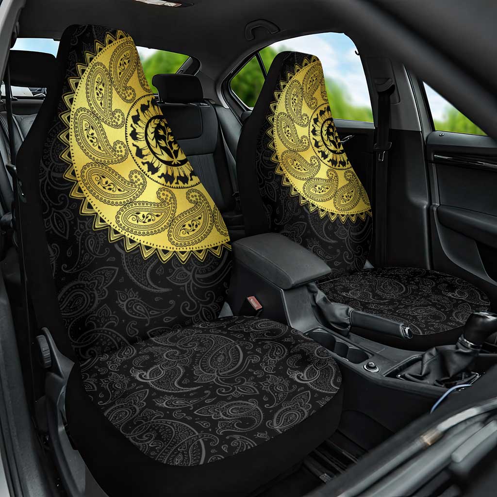 Eritrea African Tribal Mix Paisley Pattern Car Seat Cover Chest Arm Tattoo