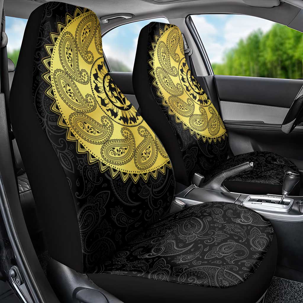 Eritrea African Tribal Mix Paisley Pattern Car Seat Cover Chest Arm Tattoo