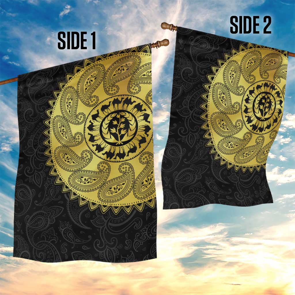 Eritrea African Tribal Mix Paisley Pattern Garden Flag Chest Arm Tattoo