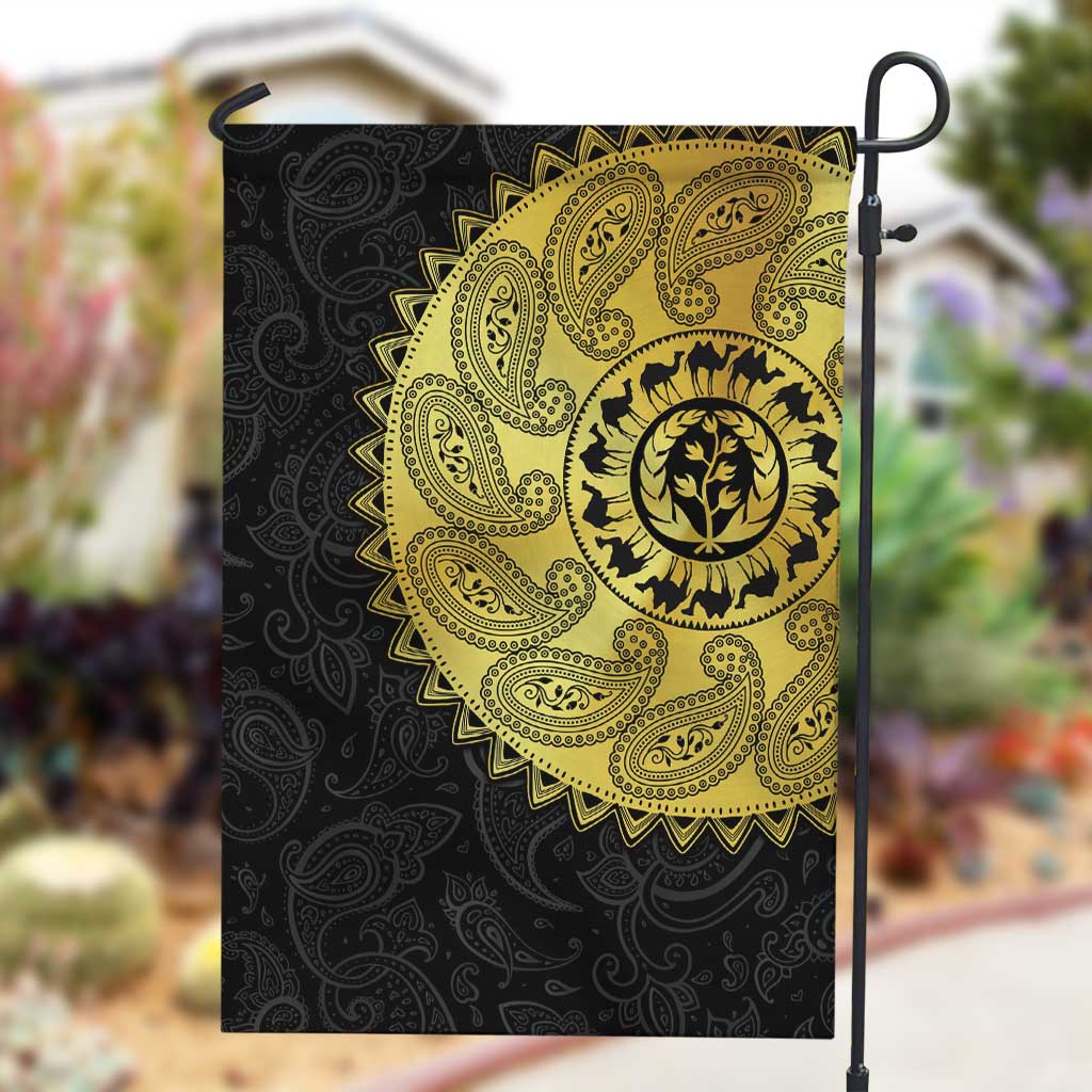 Eritrea African Tribal Mix Paisley Pattern Garden Flag Chest Arm Tattoo