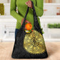 Eritrea African Tribal Mix Paisley Pattern Grocery Bag Chest Arm Tattoo