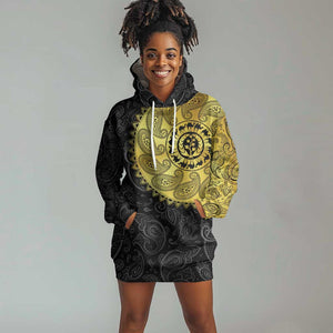 Eritrea African Tribal Mix Paisley Pattern Hoodie Dress Chest Arm Tattoo