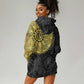 Eritrea African Tribal Mix Paisley Pattern Hoodie Dress Chest Arm Tattoo