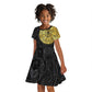 Eritrea African Tribal Mix Paisley Pattern Kid Short Sleeve Dress Chest Arm Tattoo
