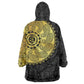 Eritrea African Tribal Mix Paisley Pattern Kid Wearable Blanket Hoodie Chest Arm Tattoo