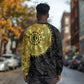 Eritrea African Tribal Mix Paisley Pattern Long Sleeve Shirt Chest Arm Tattoo