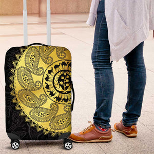 Eritrea African Tribal Mix Paisley Pattern Luggage Cover Chest Arm Tattoo