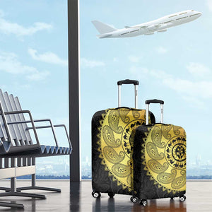 Eritrea African Tribal Mix Paisley Pattern Luggage Cover Chest Arm Tattoo