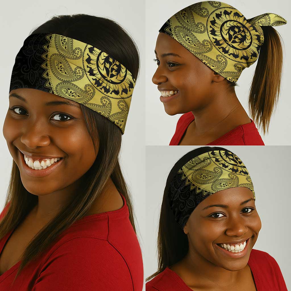 Eritrea African Tribal Mix Paisley Pattern Neck Gaiter Chest Arm Tattoo - African Pride