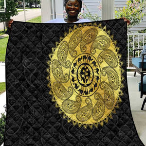 Eritrea African Tribal Mix Paisley Pattern Quilt Chest Arm Tattoo