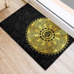 Eritrea African Tribal Mix Paisley Pattern Rubber Doormat Chest Arm Tattoo