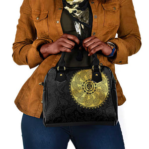 Eritrea African Tribal Mix Paisley Pattern Shoulder Handbag Chest Arm Tattoo